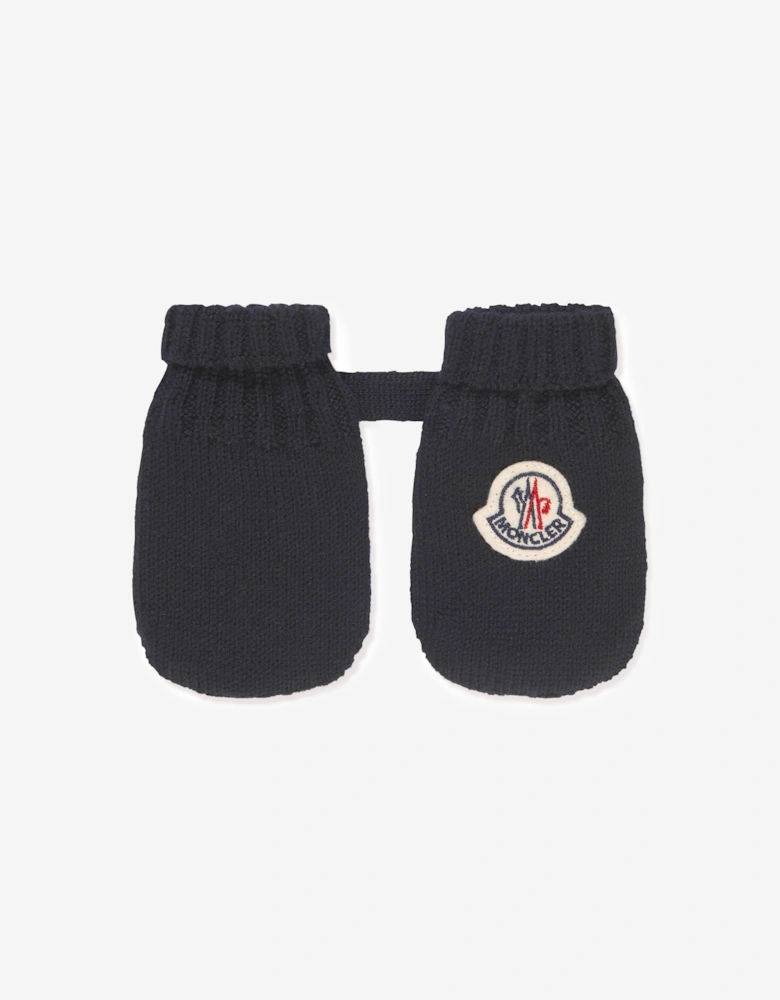 Enfant Baby Hat And Mittens Set in Navy