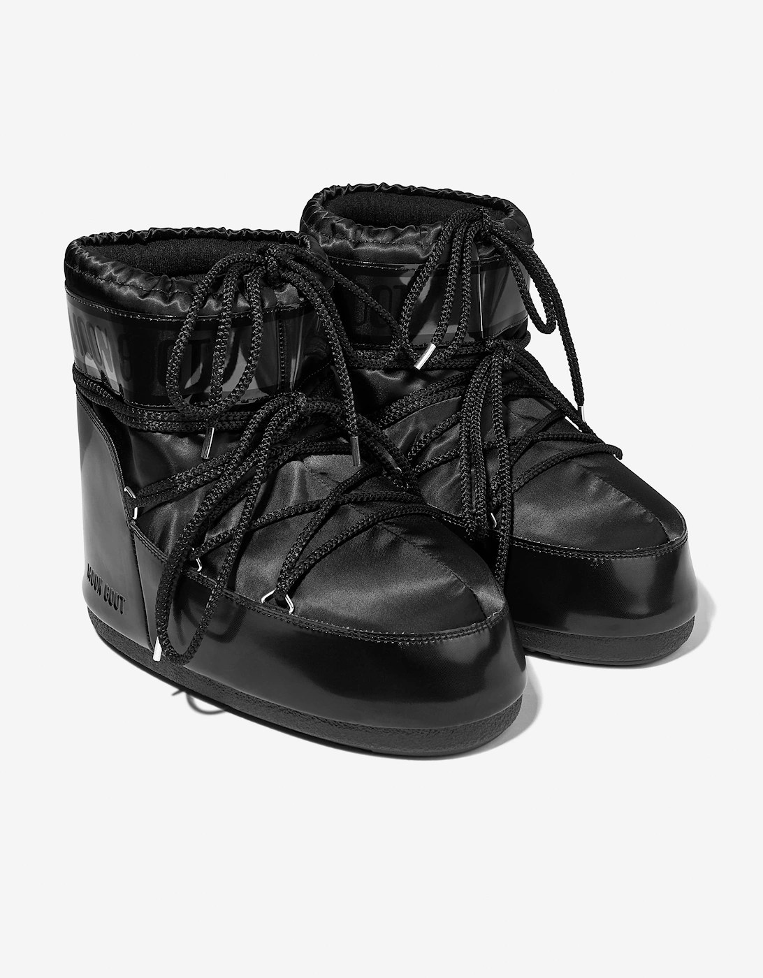 Moon Boot Kids Icon Low Glance Snow Boots in Black