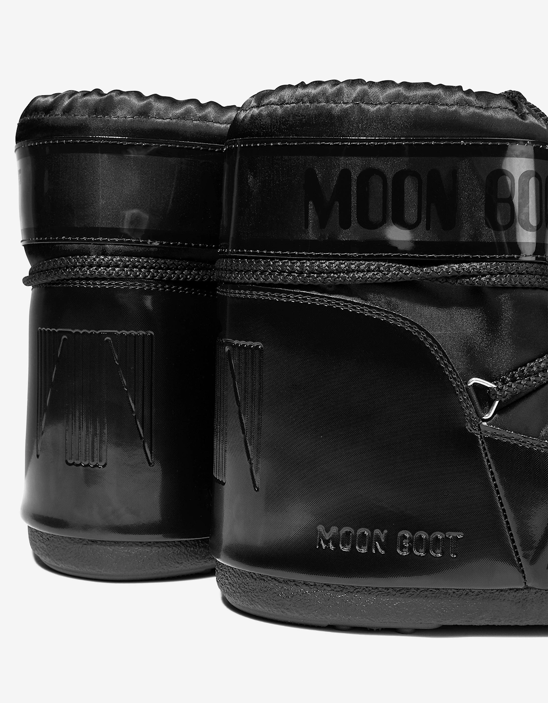 Moon Boot Kids Icon Low Glance Snow Boots in Black