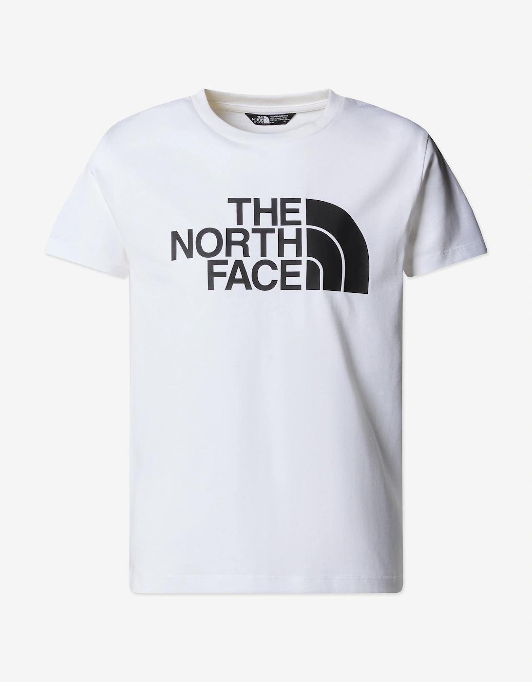 Girl's The North Face Kids Easy T-Shirt in White - Size: XL 14 - 16 yrs
