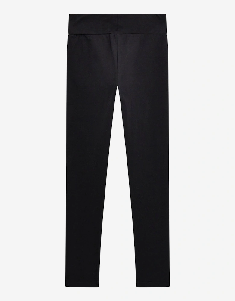 Girls Logo Leggings in Black