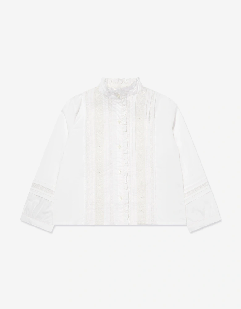 Girls Freedom Blouse in White