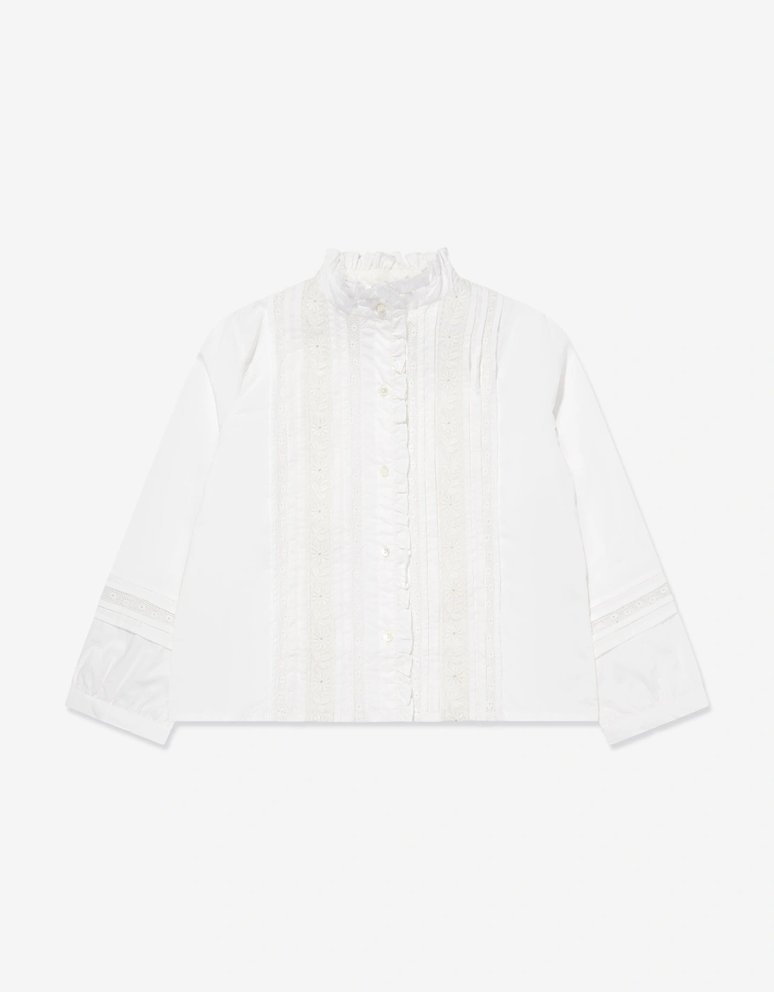 Girls Freedom Blouse in White, 5 of 4