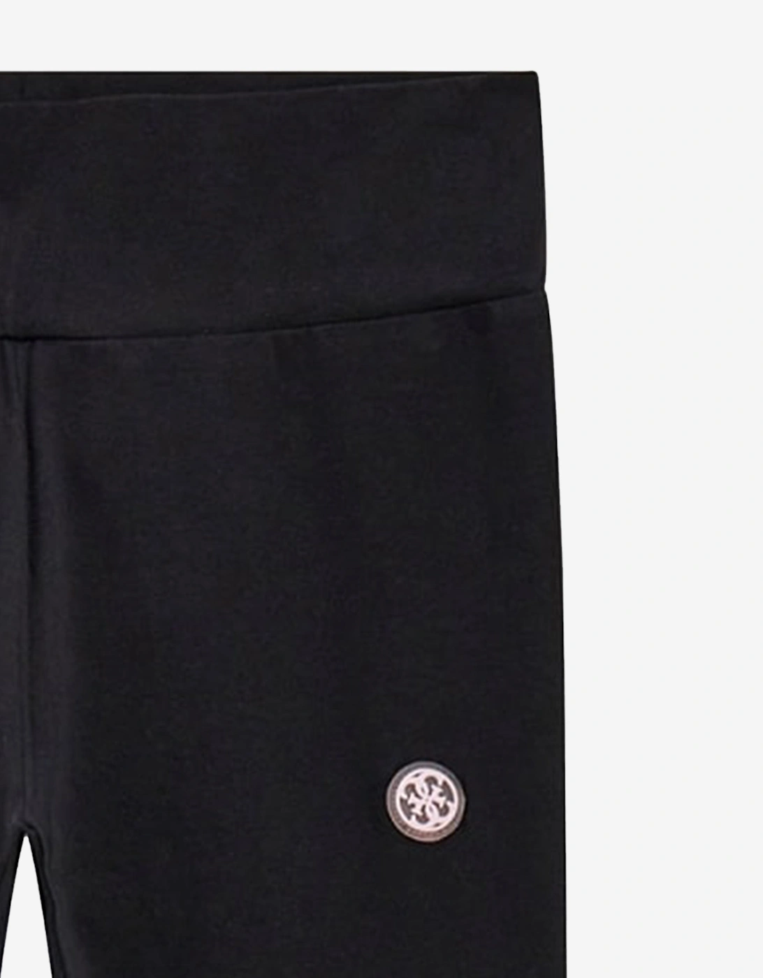 Girls Logo Leggings in Black