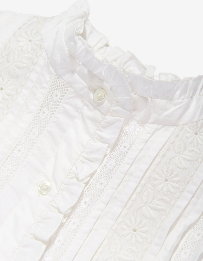 Girls Freedom Blouse in White