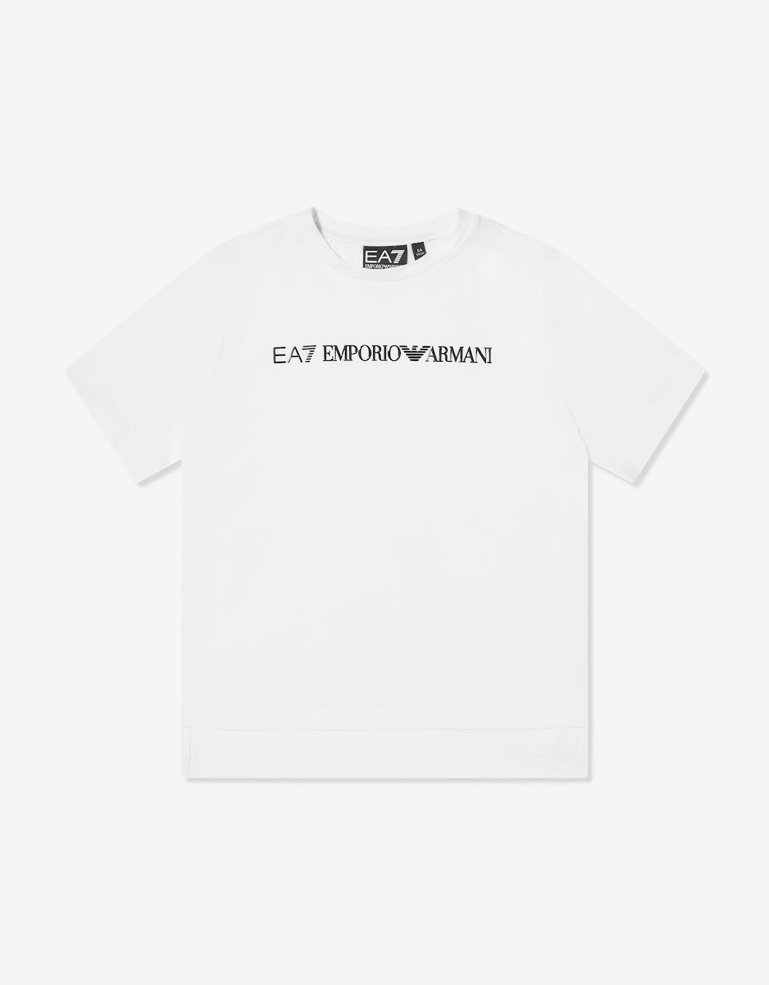Girls Logo Short Set in White