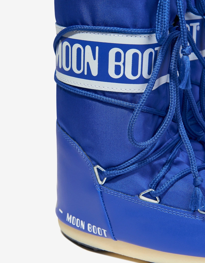 Moon Boot Kids Icon Nylon Snow Boots in Blue