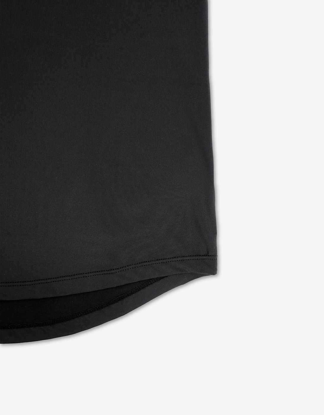 Girls Split Back Vest Top in Black