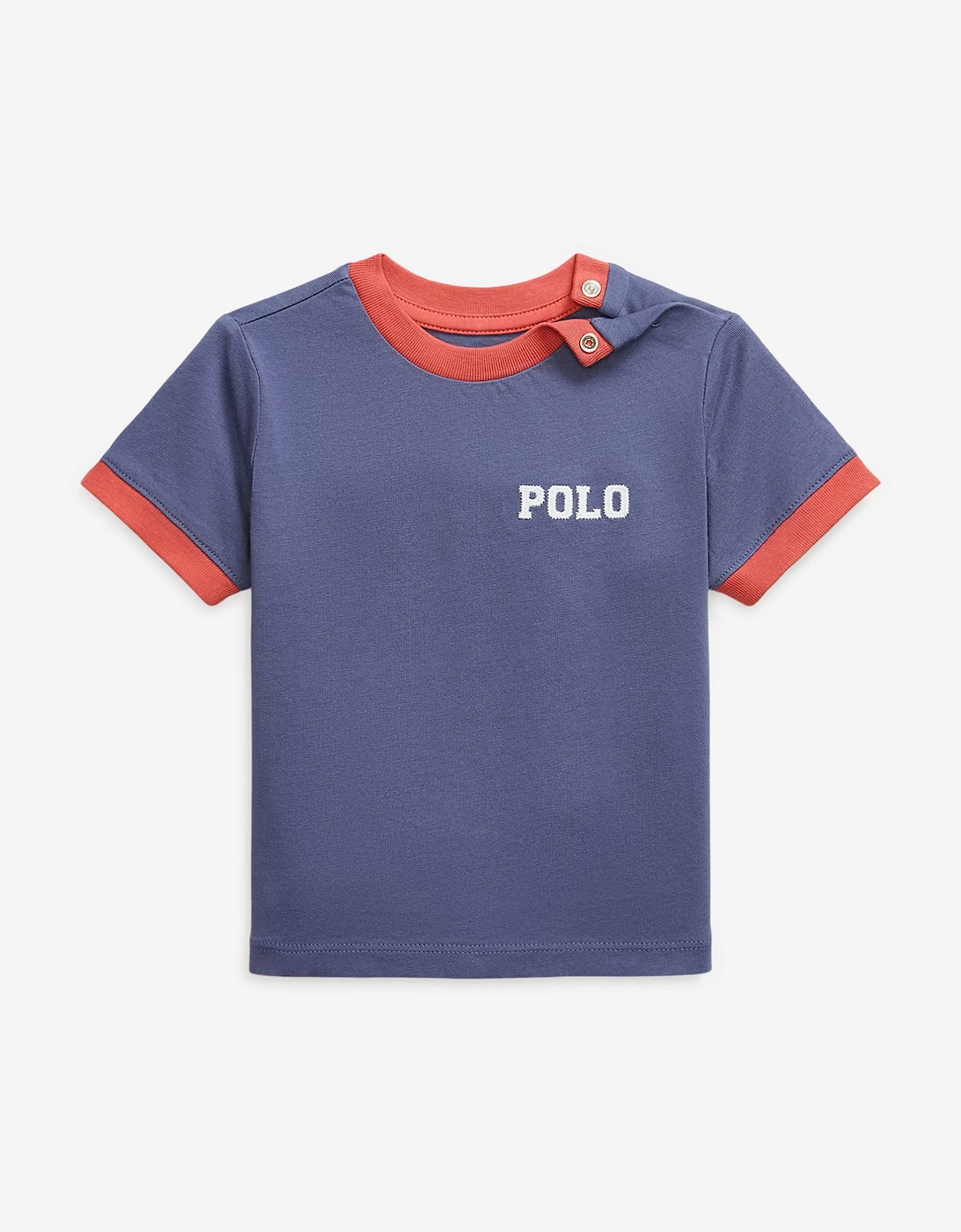 Baby Boys Polo T-Shirt in Blue, 5 of 4