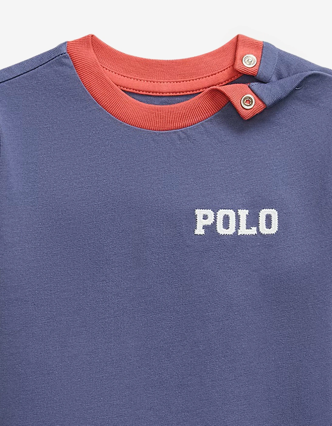 Baby Boys Polo T-Shirt in Blue