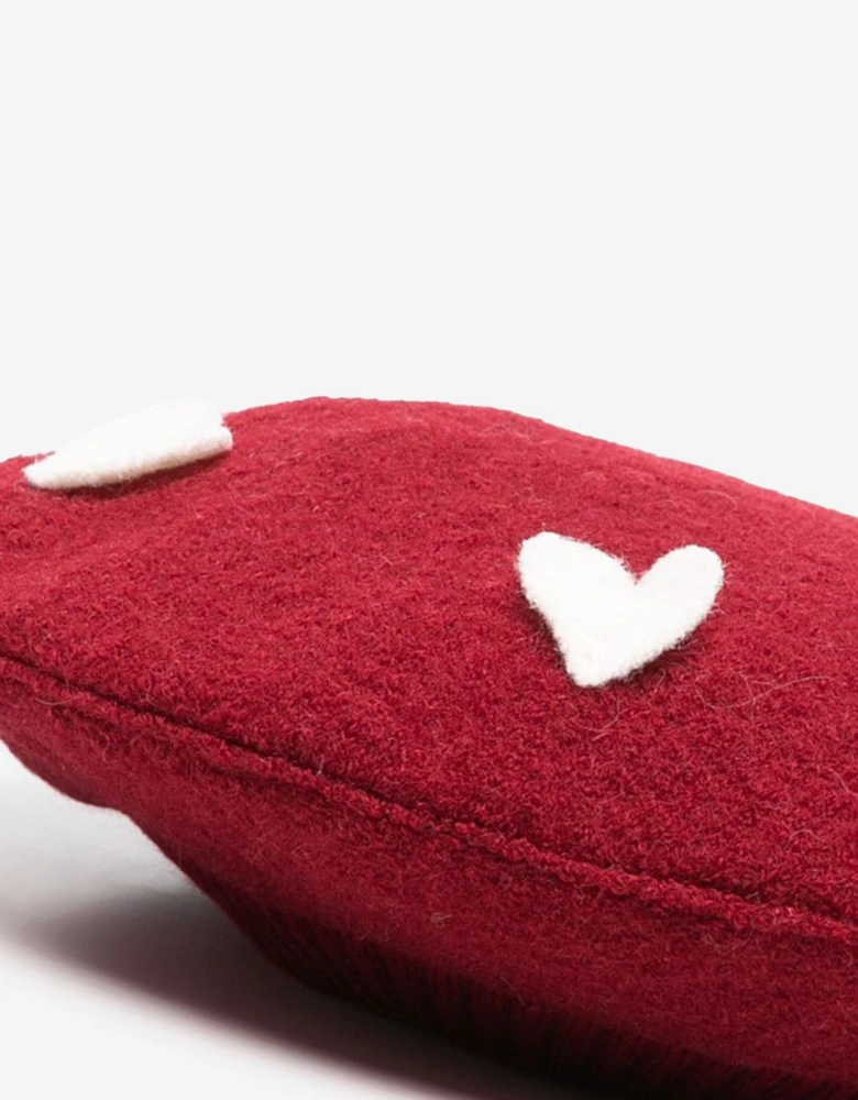Baby Girls Wool Beret in Red