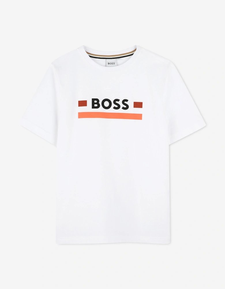 BOSS Boys Short Set in Brown