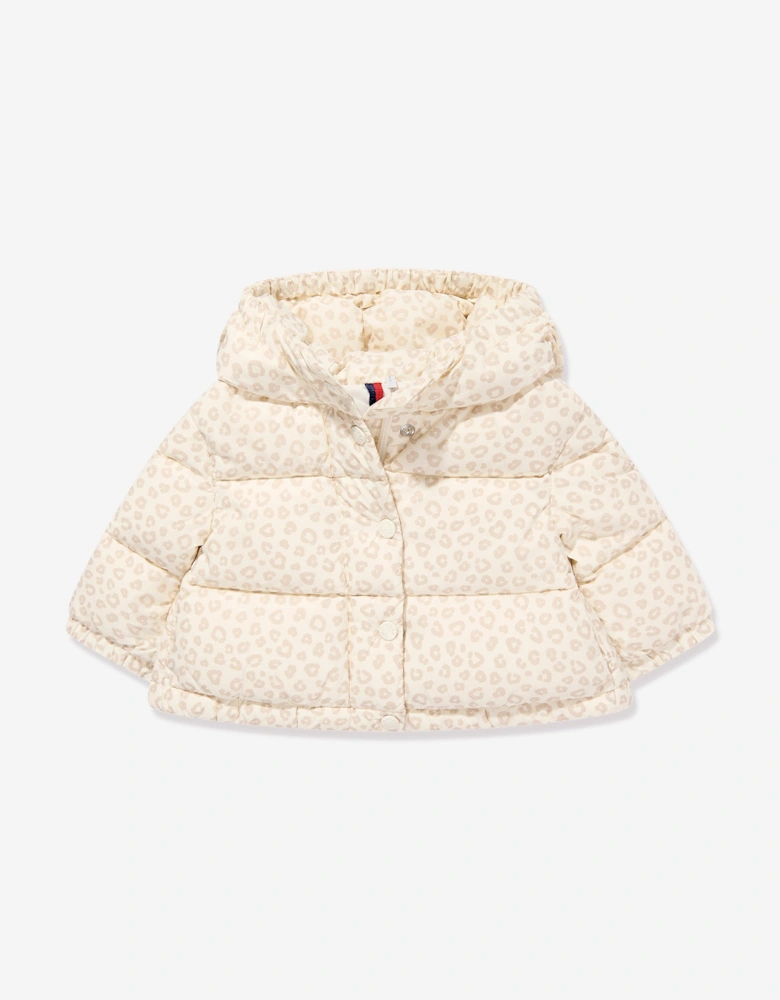 Enfant Baby Girls Down Padded Tessa Jacket in Beige