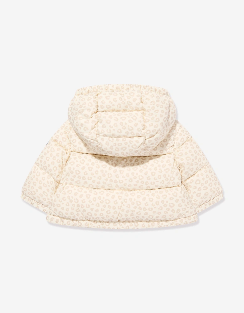 Enfant Baby Girls Down Padded Tessa Jacket in Beige