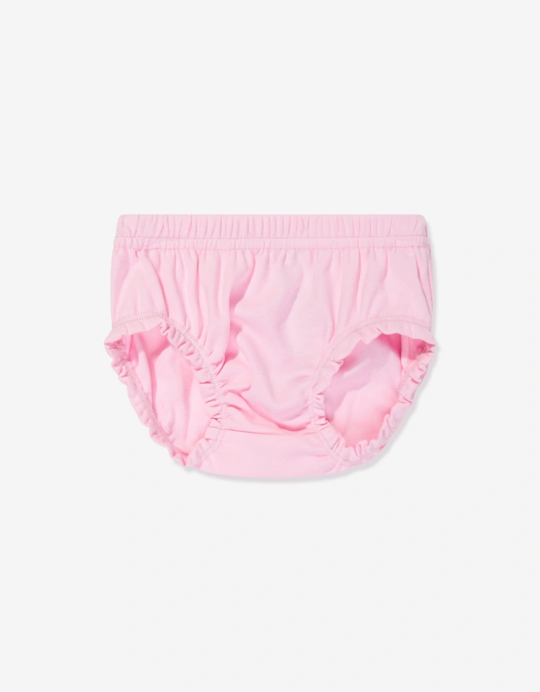 Baby Girls Dress and Knickers Set in Pink