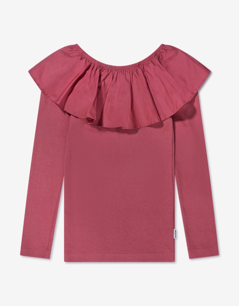 Girls Long Sleeve T-Shirt in Pink