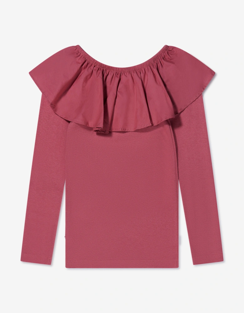 Girls Long Sleeve T-Shirt in Pink