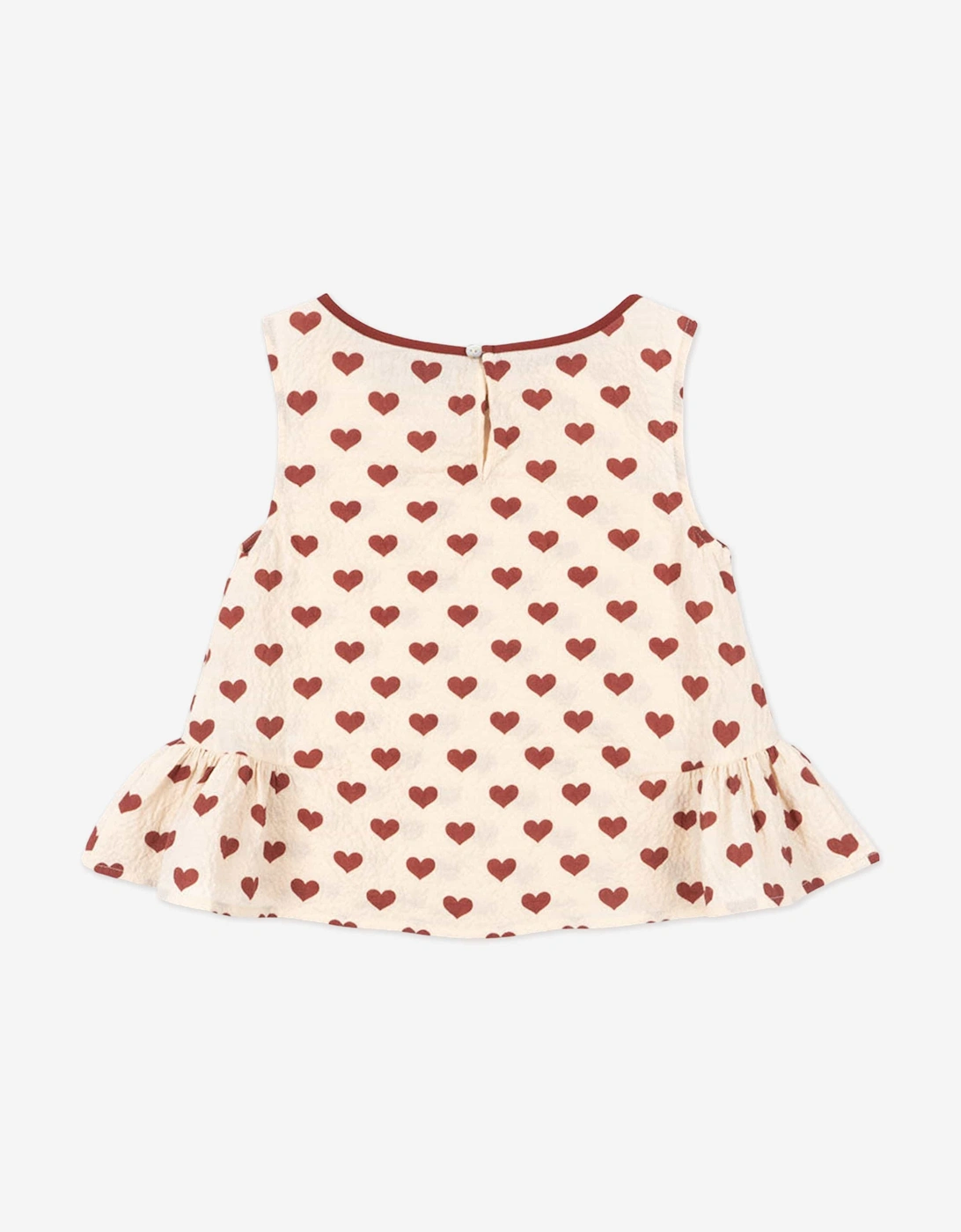Girls Ava Sleeveless Top in Ivory