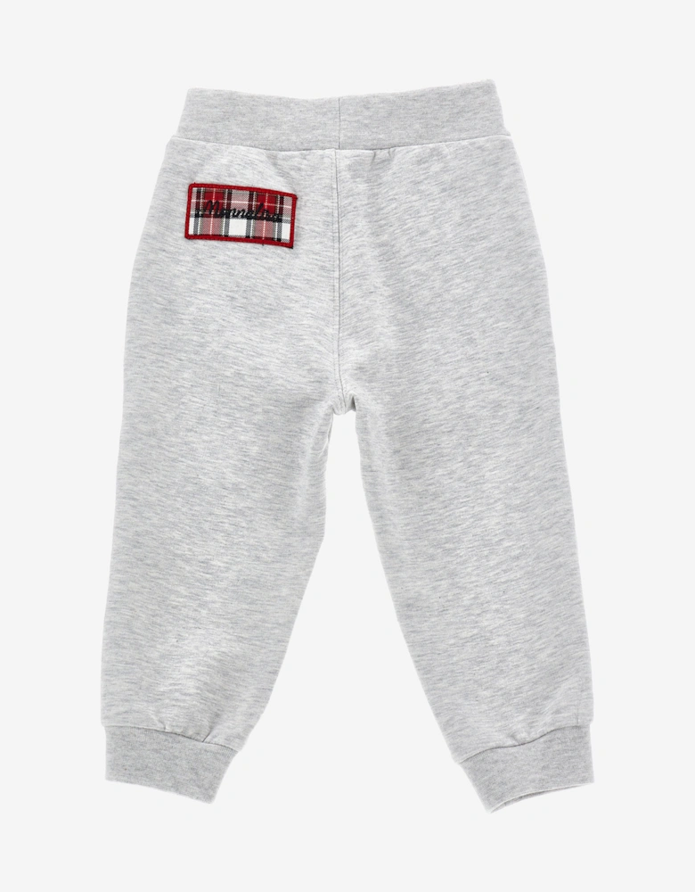 Baby Girls Heart Joggers in Grey