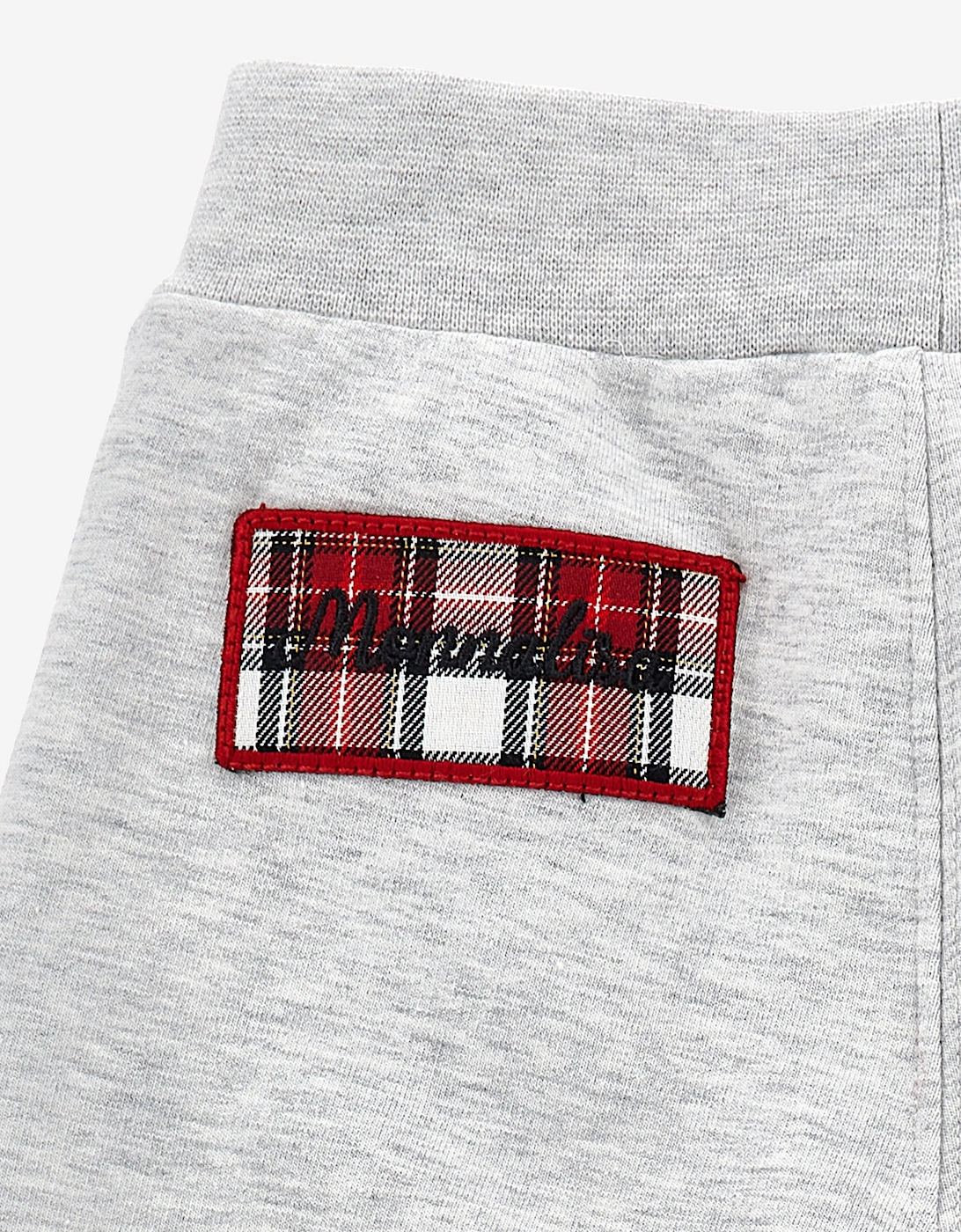 Baby Girls Heart Joggers in Grey