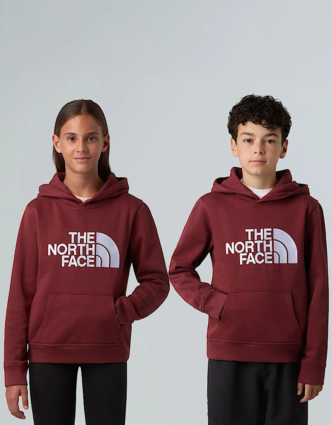 Kids Drew Peak Hoodie in Red