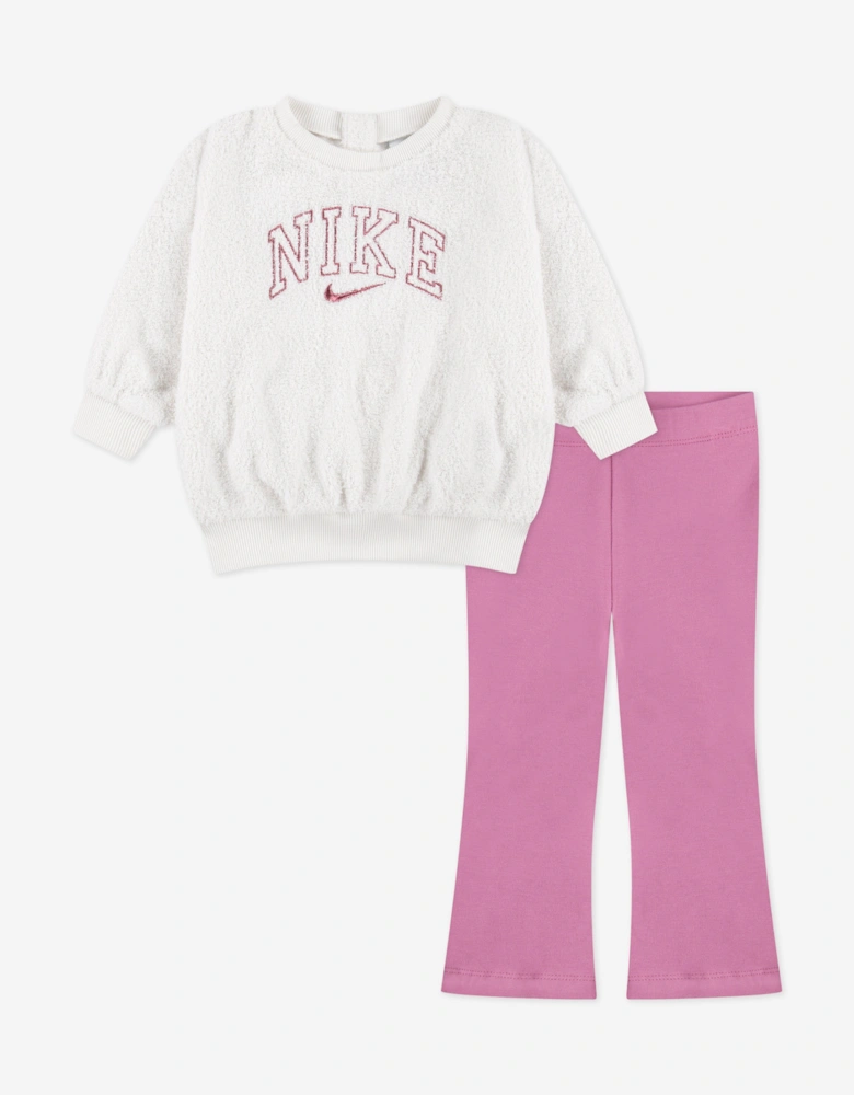 Girls Swoosh Spirit Legging Set in Multicolour