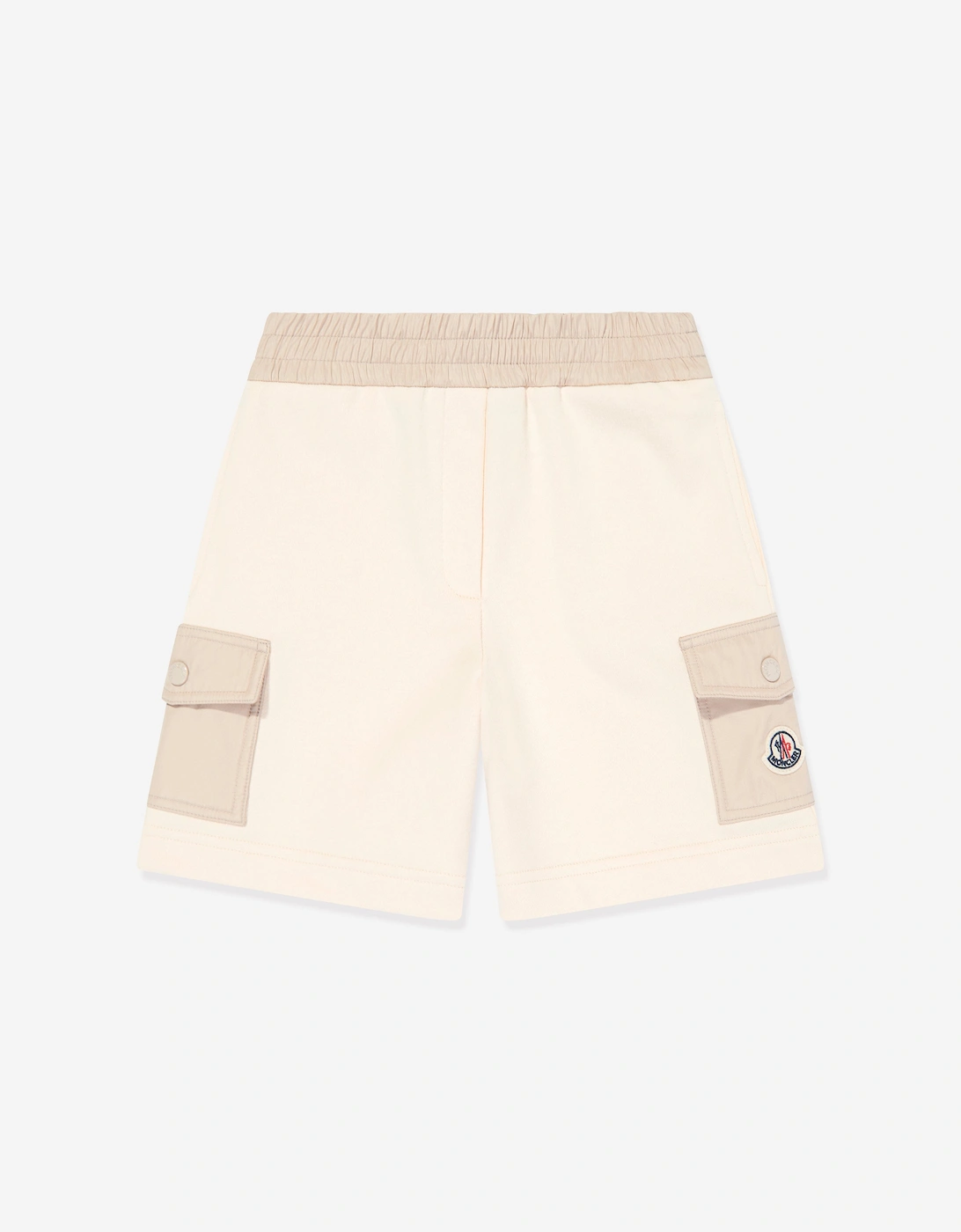 Enfant Girls Pocket Sweat Shorts in Ivory, 6 of 5