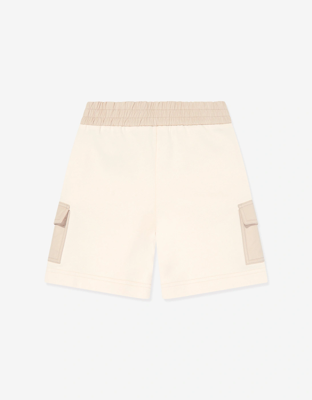 Enfant Girls Pocket Sweat Shorts in Ivory