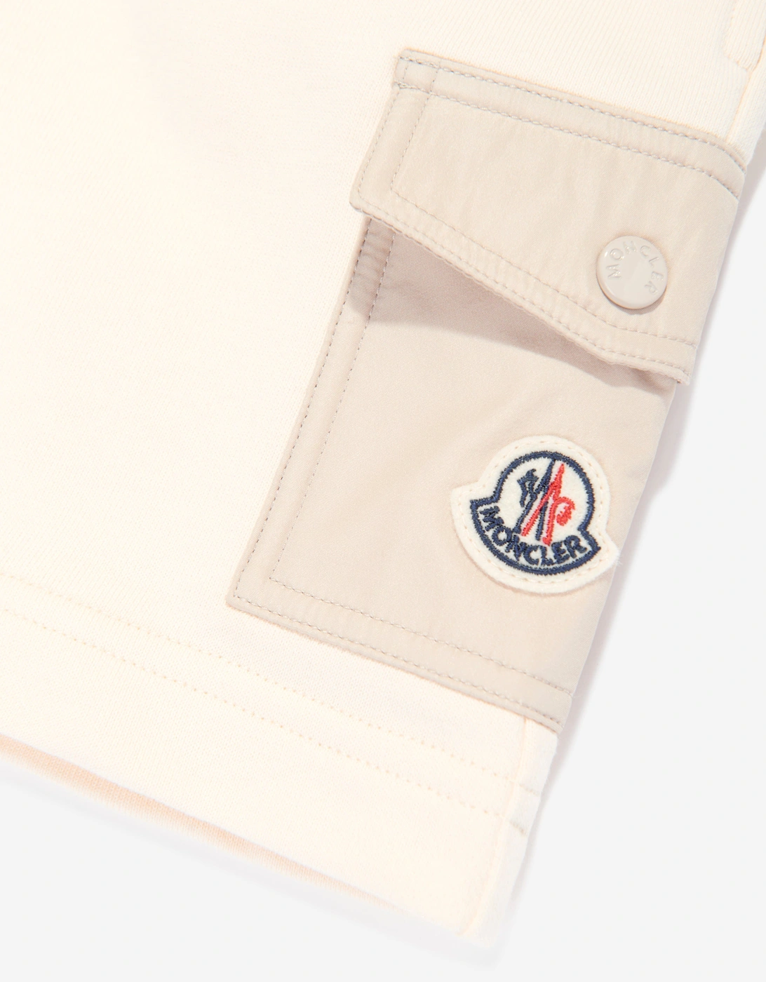 Enfant Girls Pocket Sweat Shorts in Ivory