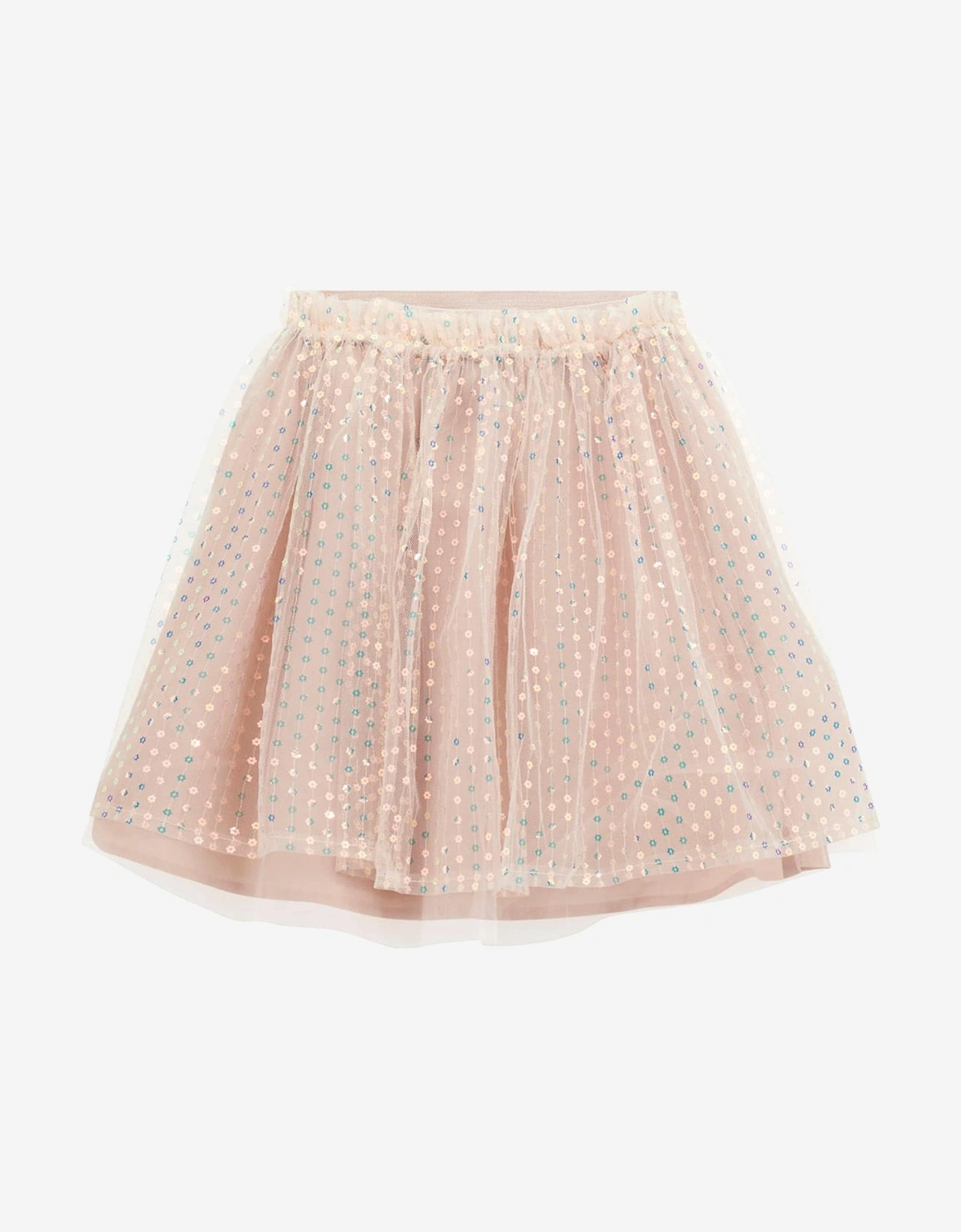 Girls Sequins Midi Skirt in Pink, 5 of 4
