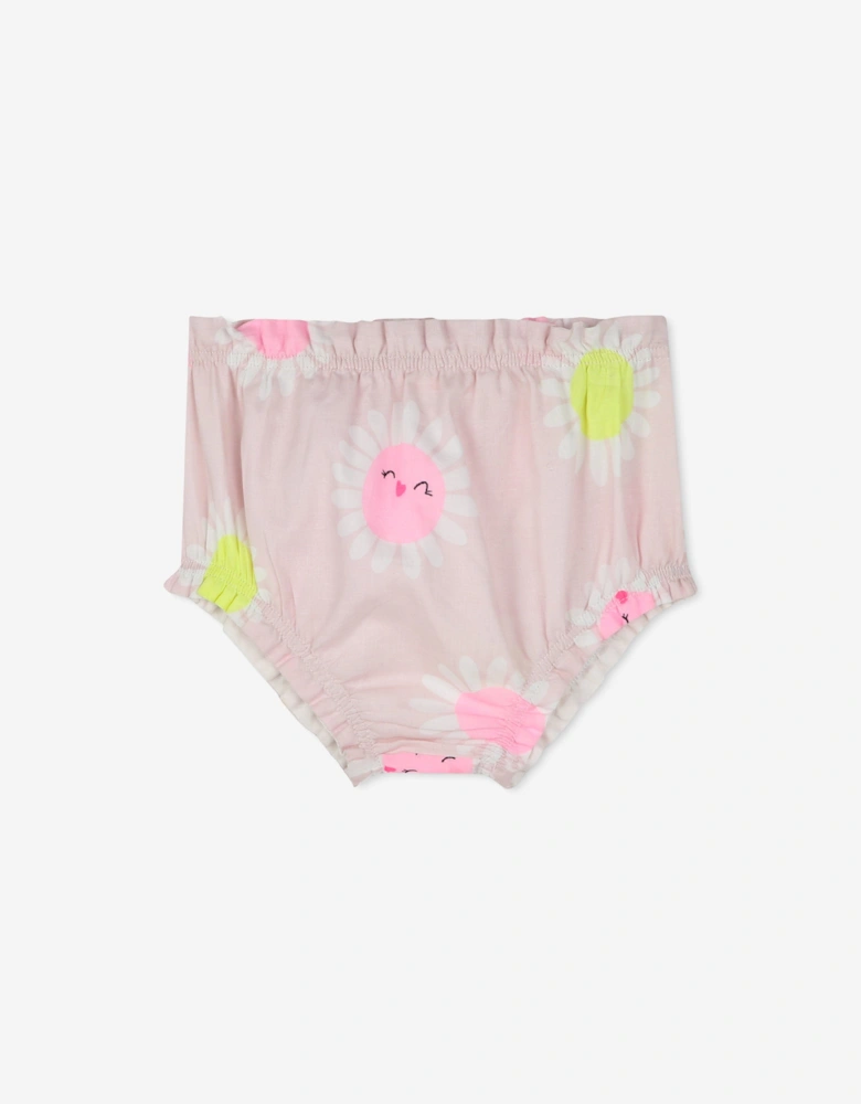 Billieblush Baby Girls Daisy Dress and Bloomers Set in Pink