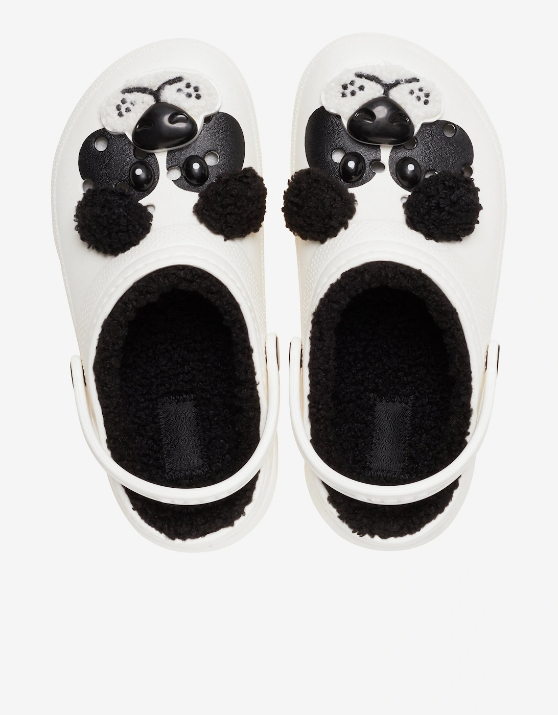 Kids Classic I Am Panda Bear Clog in White