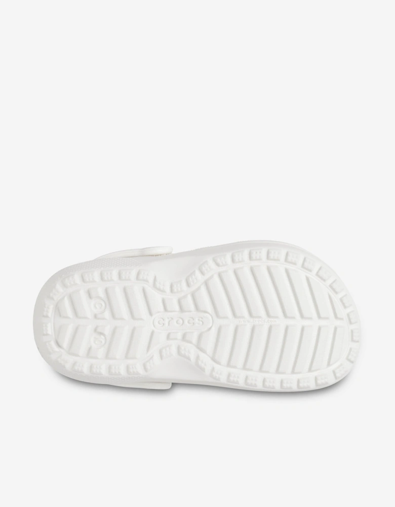 Kids Classic I Am Panda Bear Clog in White