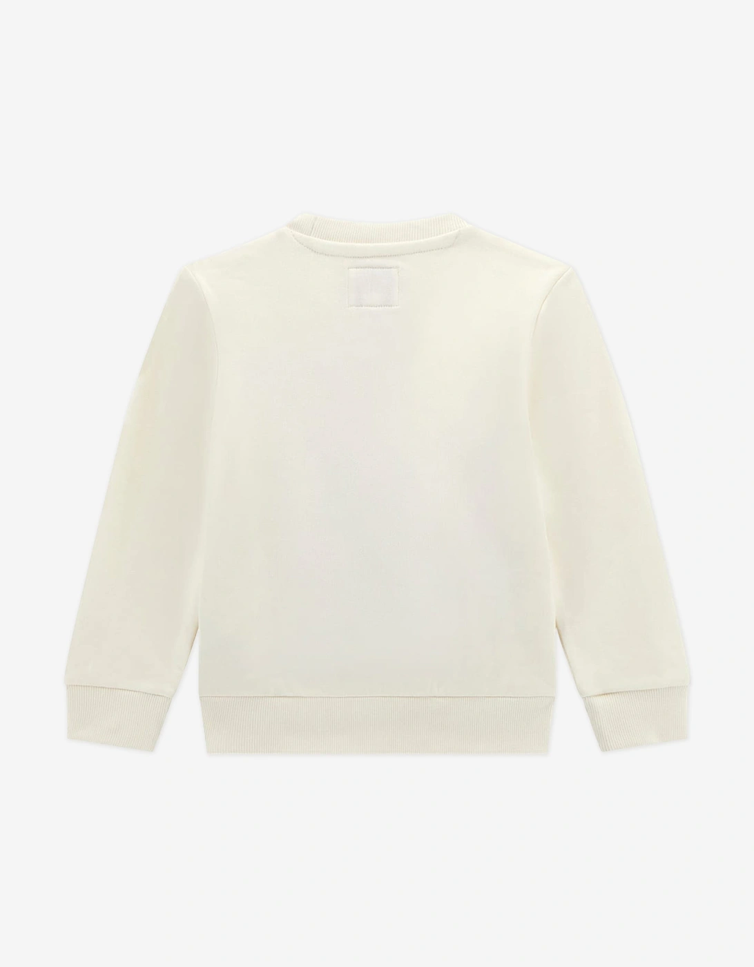 Kids Teddy Bear Sweatshirt in Ivory