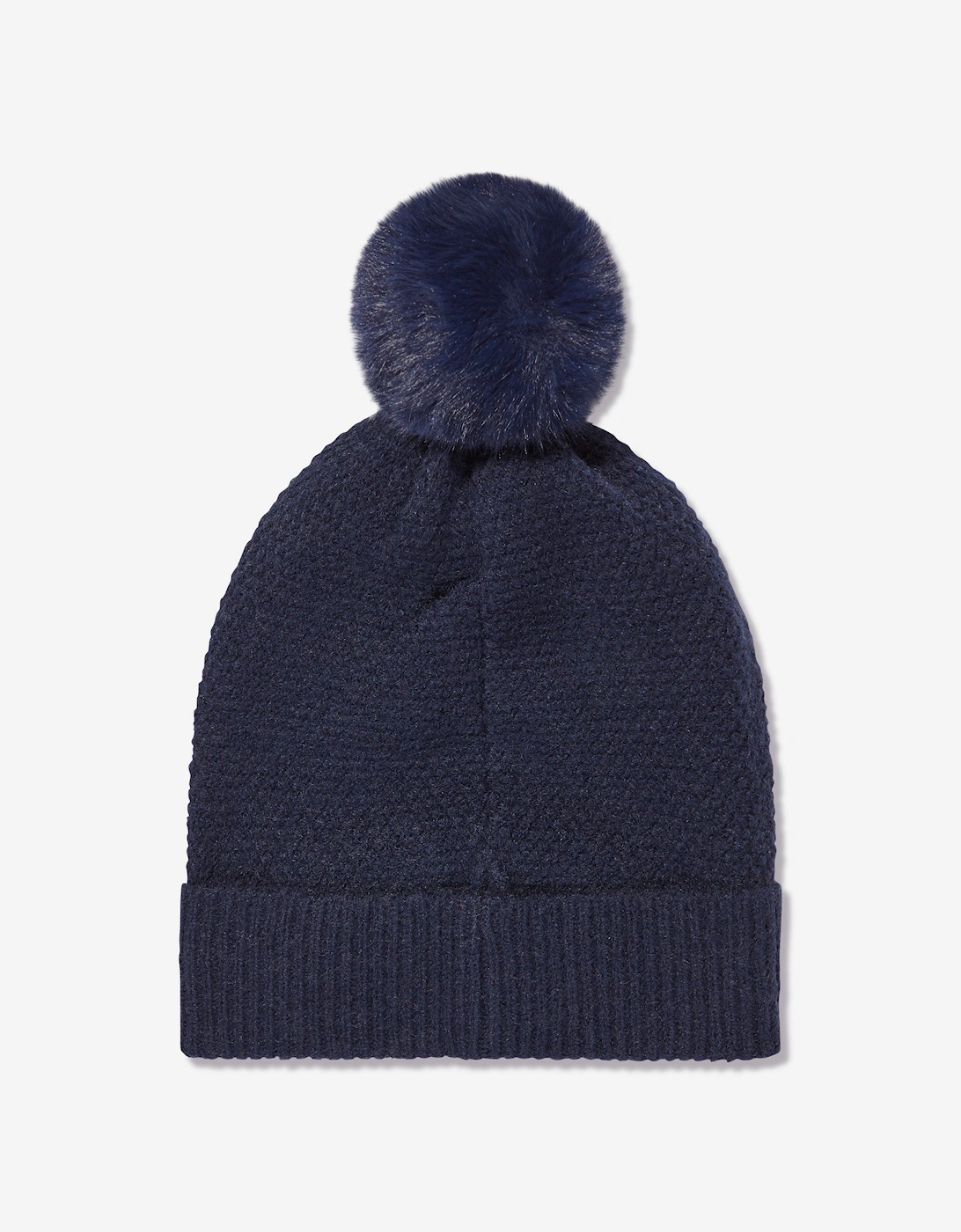 Girls Logo Pull On Hat in Navy