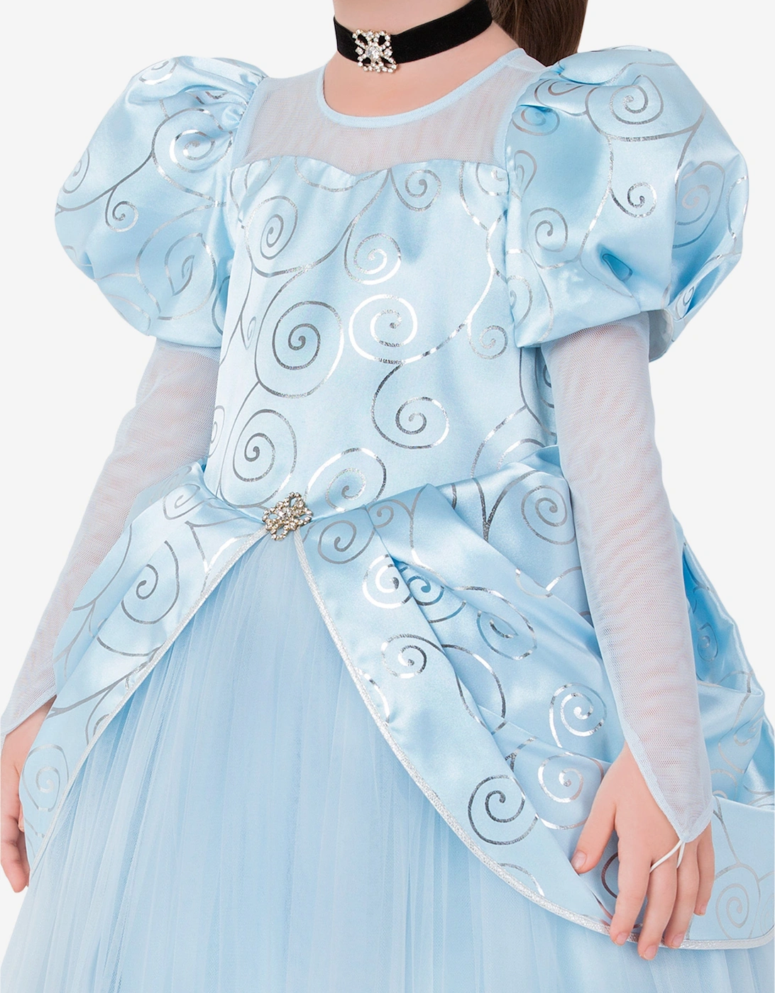 Girls Cinderella Princess Costume in Blue