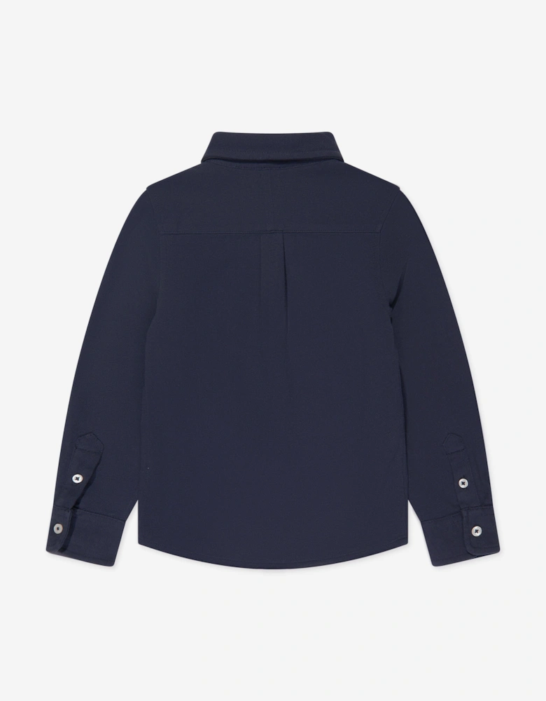Boys Logo Shirt in Navy