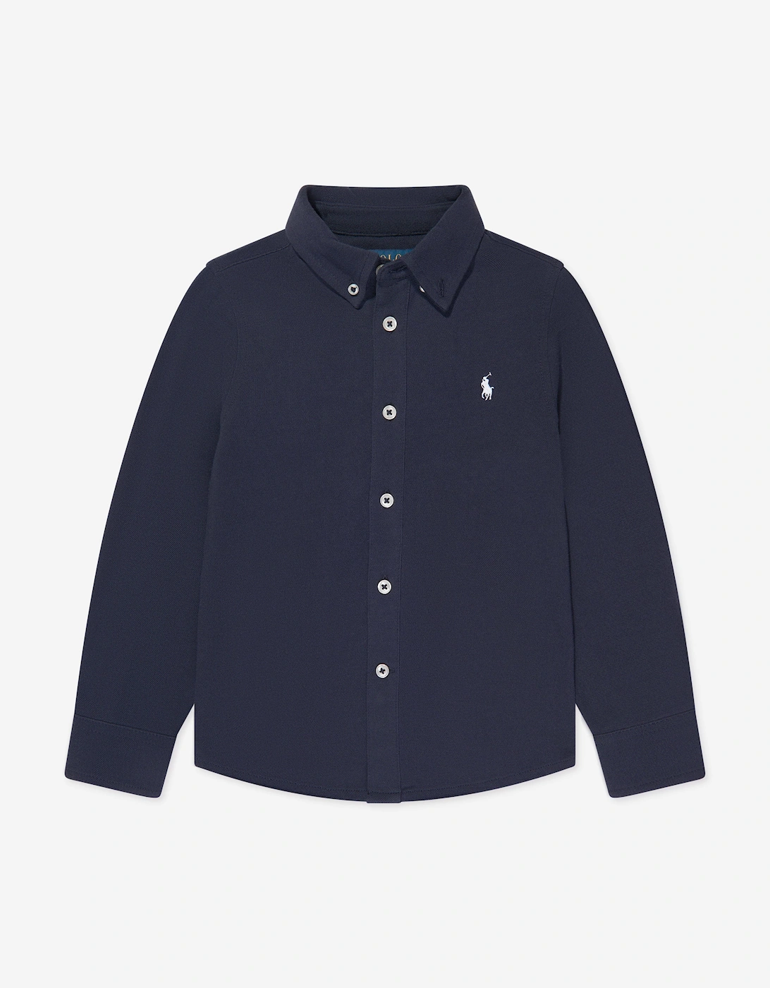 Ralph Lauren Boys Navy Logo Shirt  - Size 2 Years Kids