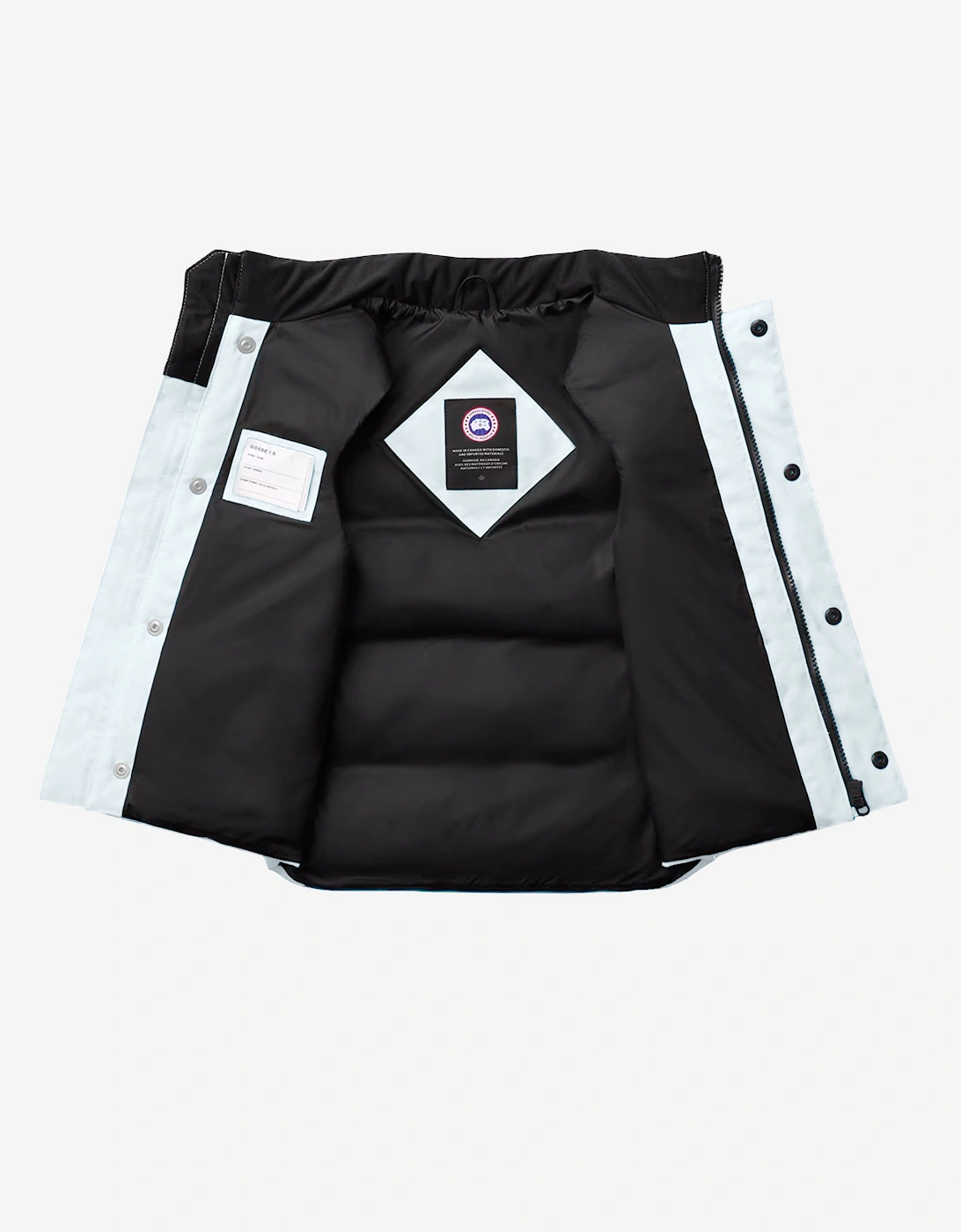 Kids Down Padded Vanier Gilet in Grey
