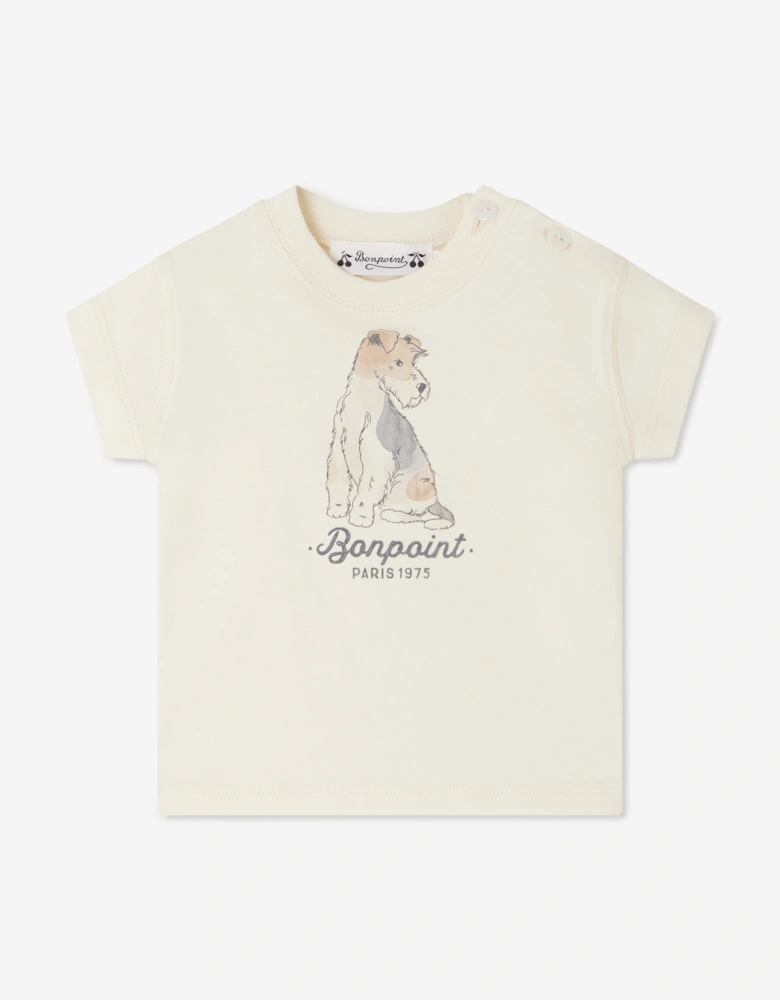 Baby Boys Tom T-Shirt in Ivory