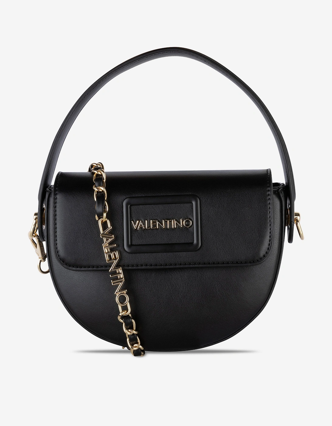 Valentino Girls Black 'S Wannabe Re Flap Bag In (18.5Cm) - Size: One Size, Kids