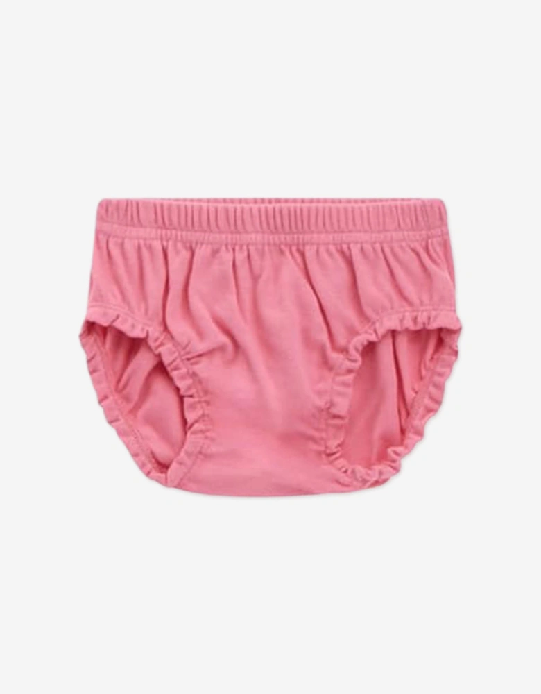 Baby Girls Dress and Knickers Set in Pink