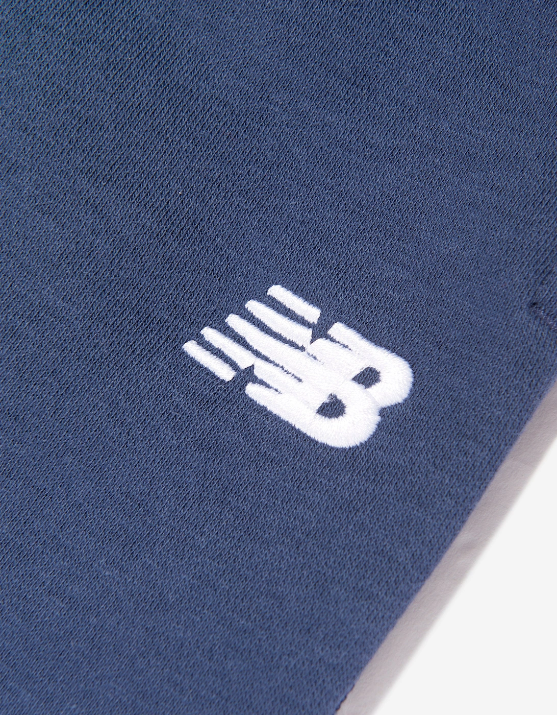 Boys Brush Back Small Logo Joggers in Navy