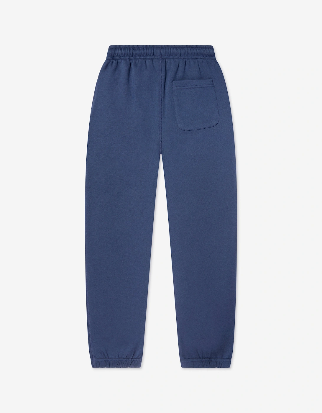 Boys Brush Back Small Logo Joggers in Navy
