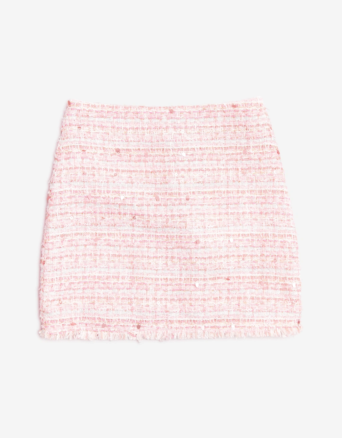 BCBGMAXAZRIA Girls Tweed Skirt in Pink