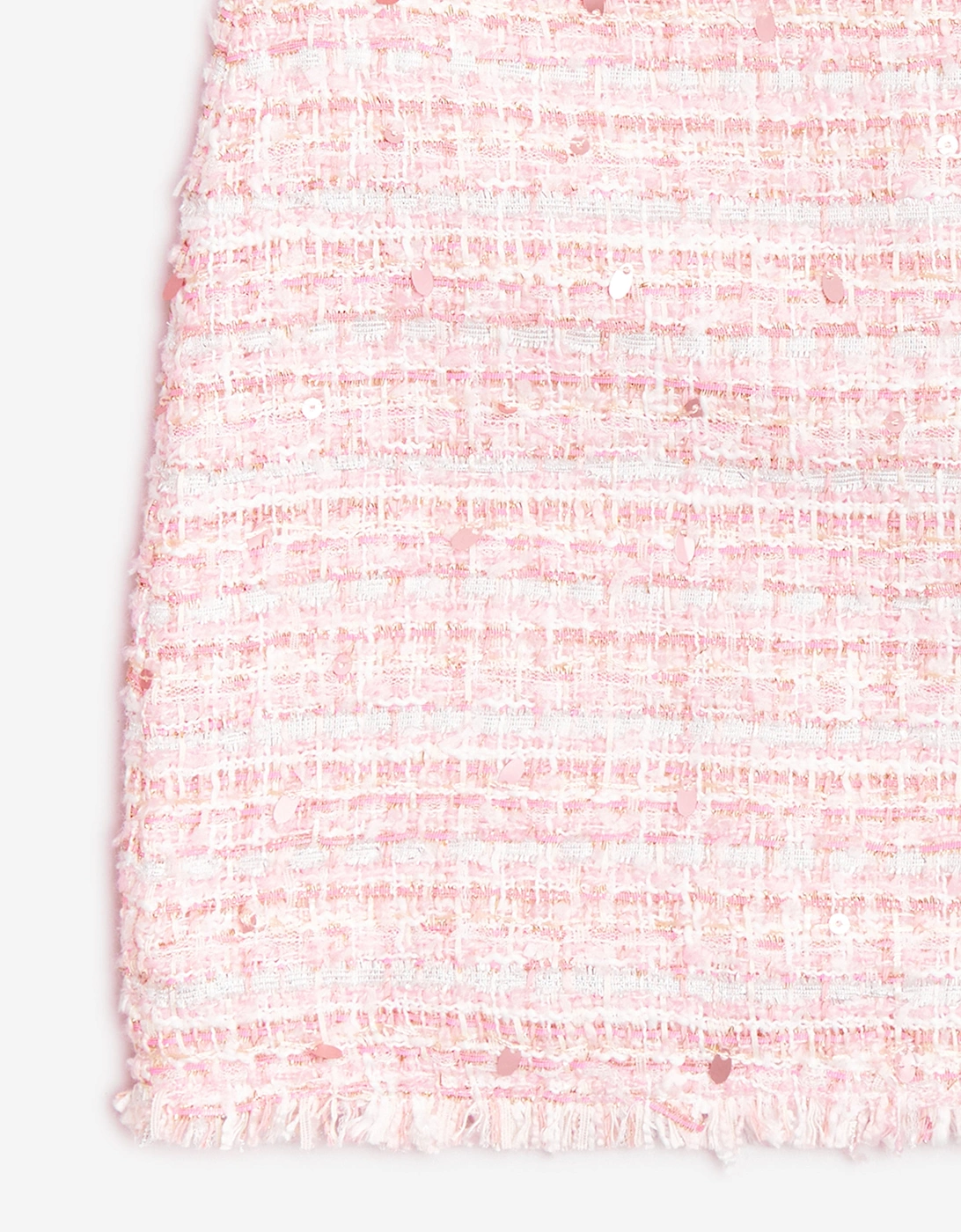 BCBGMAXAZRIA Girls Tweed Skirt in Pink