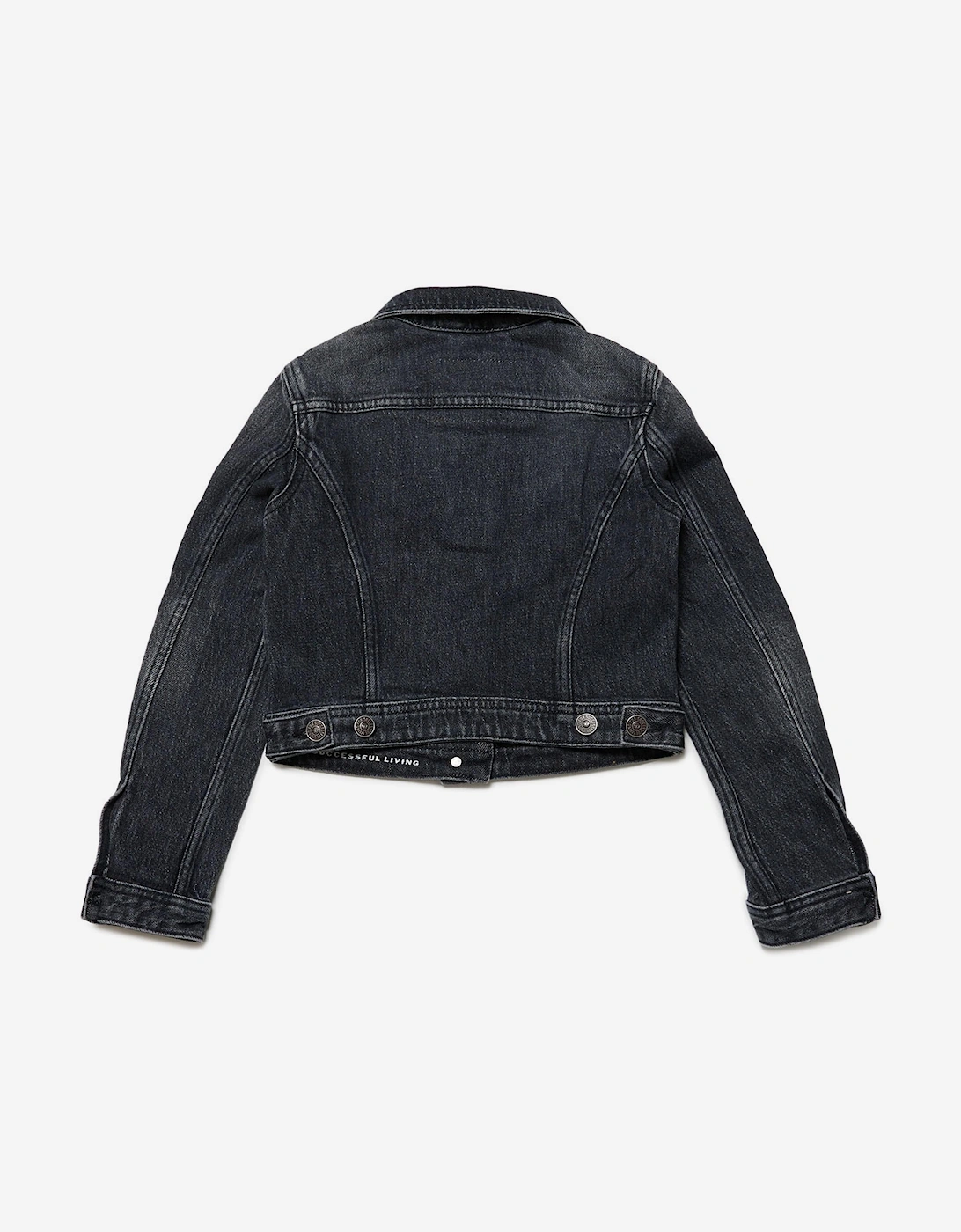 Girls Denim Jacket in Black