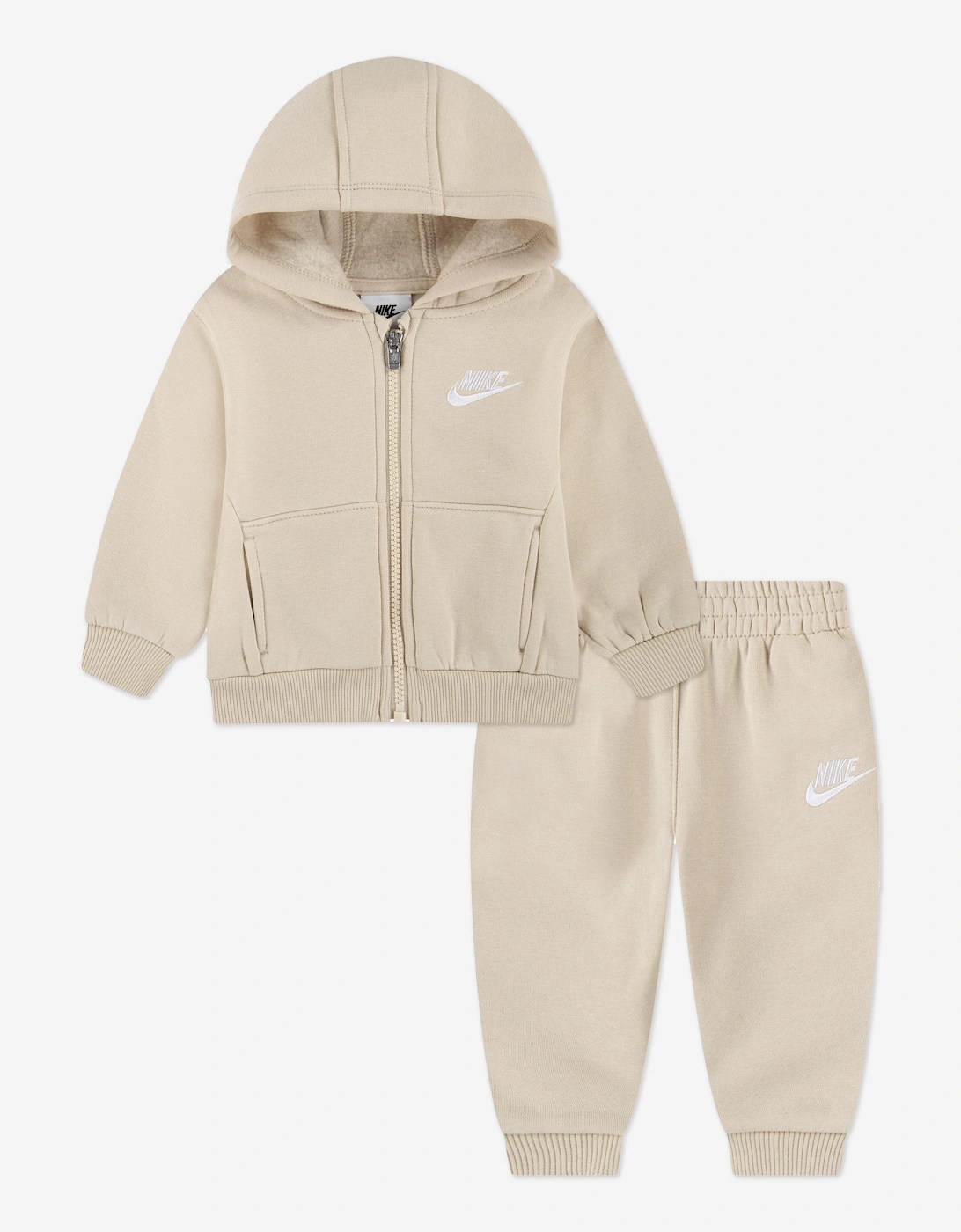 Kids LBR Full Zip Club Tracksuit in Beige, 5 of 4