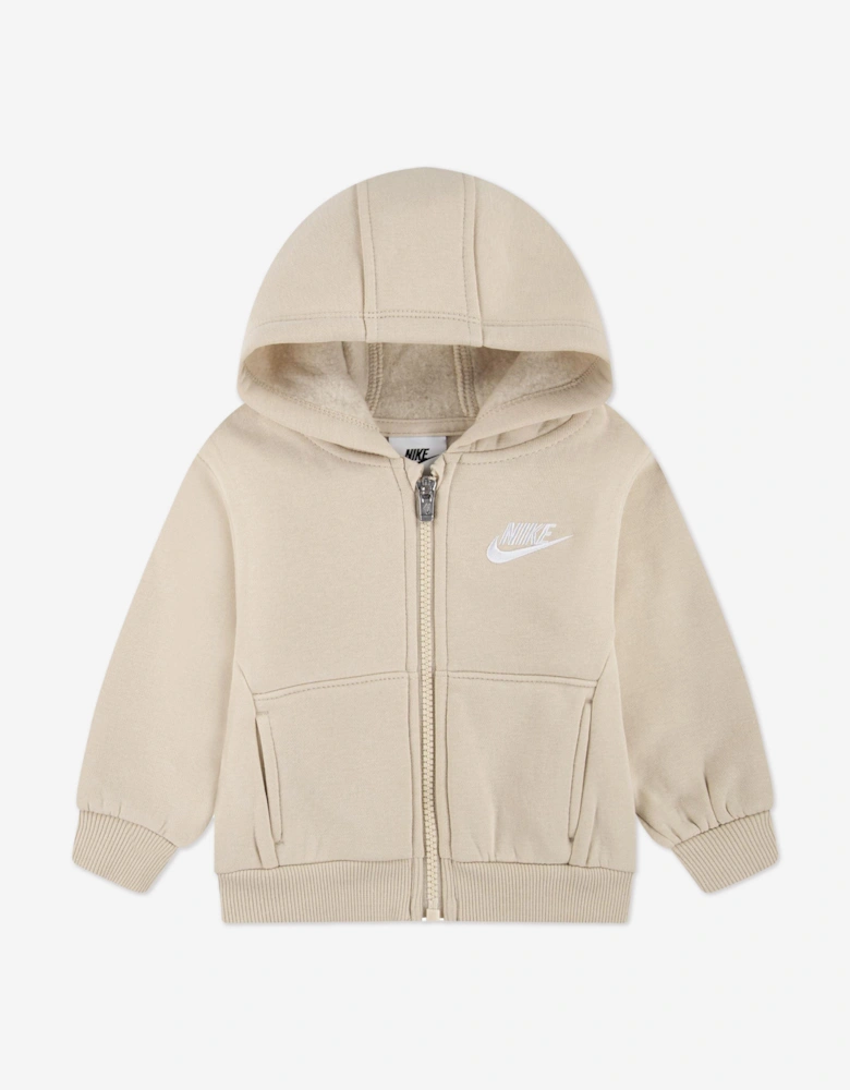 Kids LBR Full Zip Club Tracksuit in Beige