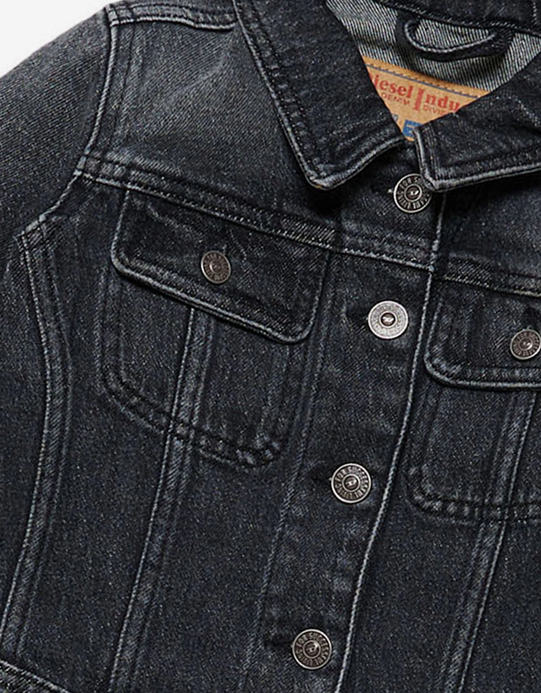 Girls Denim Jacket in Black